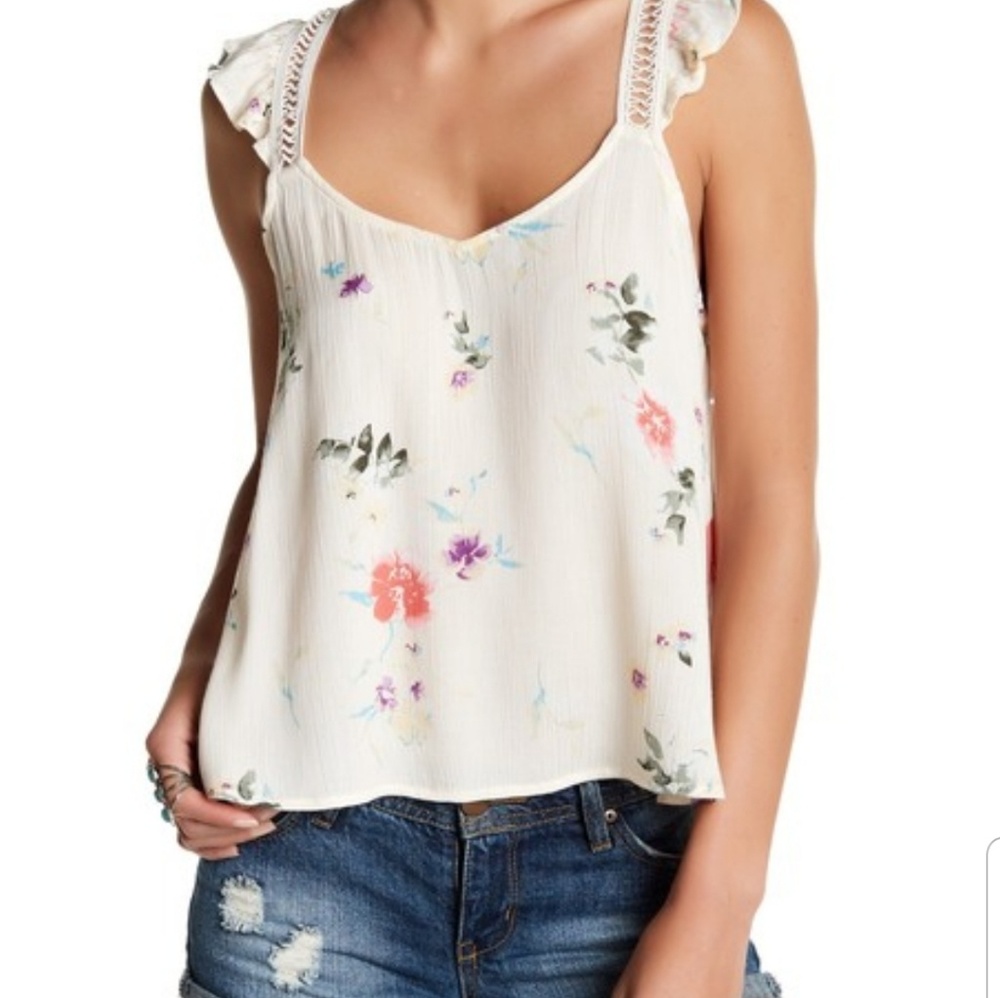 Reduced-New Lush Ruffle Sleeve Top